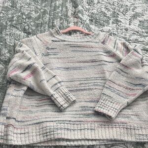 Old Navy Women's Gray Multicolor Sweater